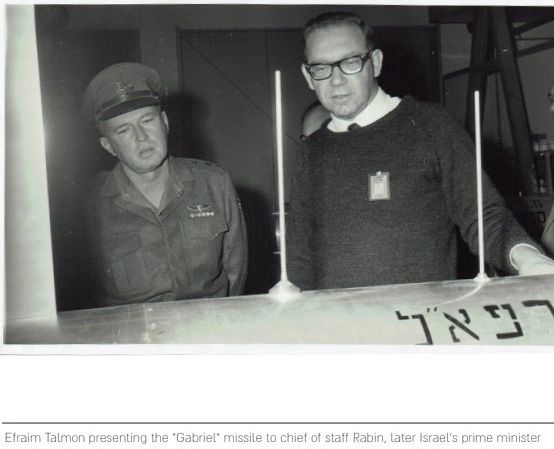 Efraim Talmon with Israeli leaders